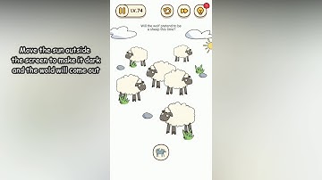 Brain Find Level 74 Will the wolf pretend to be a sheep this time?