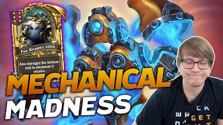 Cool Game with Some Mechanical Madness! | Hearthstone Battlegrounds | Savjz