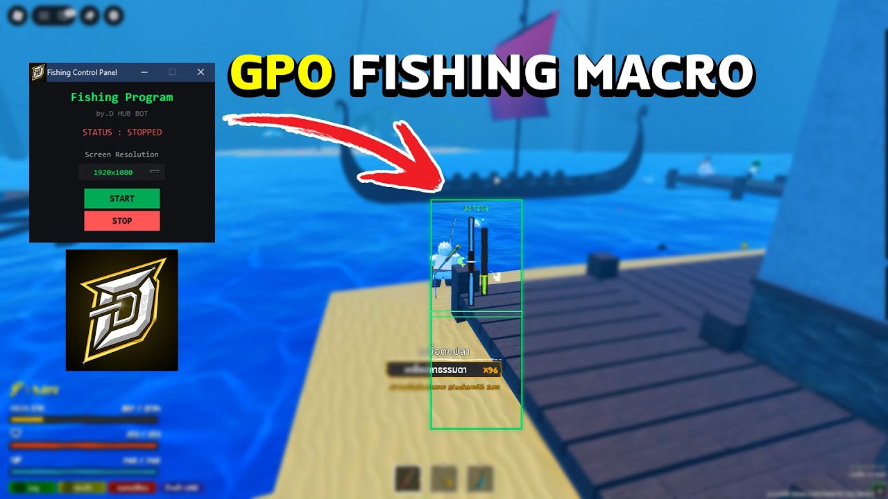 GPO fishing macro Bot FREE NewUpdate Not banned | Grand Piece Online ...