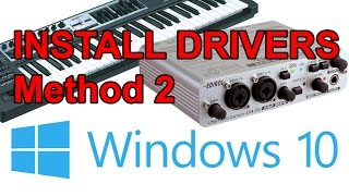 [Tutorial] [Method 2] Inatall old Roland/Edirol drivers on Windows 10