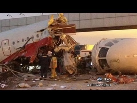 Russian jet crashes following take-off from Moscow