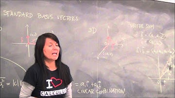 Algebraic Vectors; Standard Basis Vectors for V2 and V3