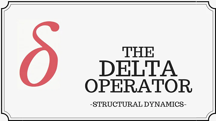 The Delta Operator (Variational Operation)