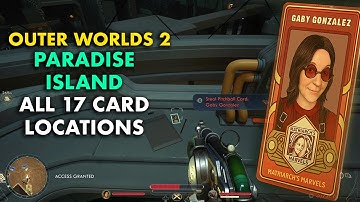 Outer Worlds 2 – All 17 Pitchball & Tossball Card Locations on Paradise Island