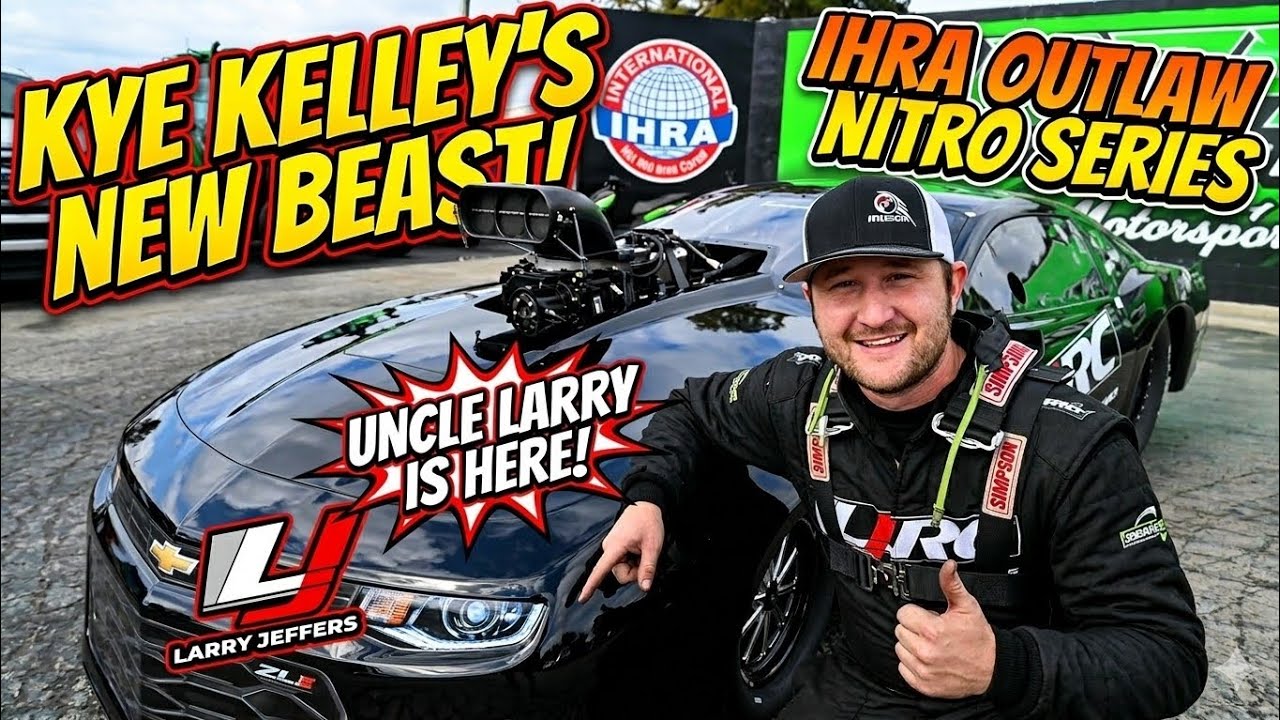 STREET OUTLAW Kye kelly's new camaro "UNCLE LARRY" AT THE NITRO SERIES 