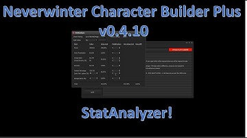 Neverwinter: Character Builder Plus v0.4.10