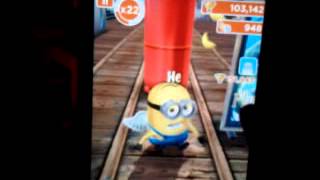 Minion Rush Gamplay My First Video