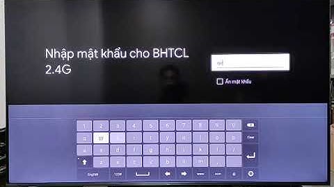 HƯỚNG DẪN RESET VÀ CÀI ĐẶT TIVI TCL 2