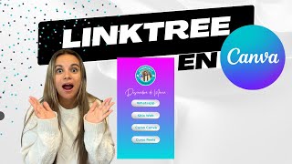 ⭐Como HACER un LINKTREE con CANVA 2024/Página de ENLACES