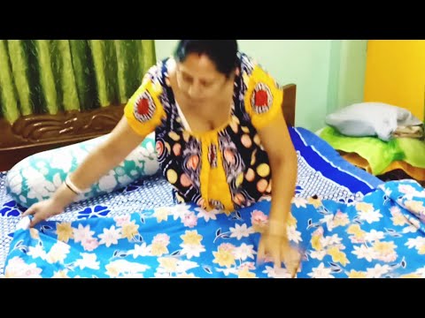 Bedroom Cleaning Vlog🌄Morning Bed Cleaning & Organization 😍 Bengali Housewife Daily Routine Work#