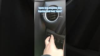 Toyota Grubu Aralarda Ayna Kapatma ptali Nasl Yaplr toyota corolla auris hilux