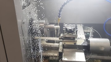 AJAX AJAT210 CNC LATHE Cutting an M20 Thread