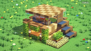 ⚒️ Minecraft : How To Build a Small Beginner Survival House_마인크래프트 건축 : 소형 초보자 생존 집 만들기