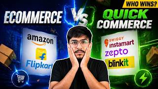 Ecommerce vs Quick Commerce 2026 🔥 Kaun Best Hai Full Comparison #quickcommerce #ecommerce #blinkit