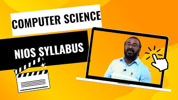 NIOS COMPUTER SCIENCE SYLLABUS