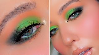 Matte Green Smokey Eyeshadow Tutorial using ALL ColourPop Cosmetics!