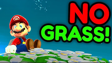 Can you avoid touching grass in the 3D Super Mario games?
