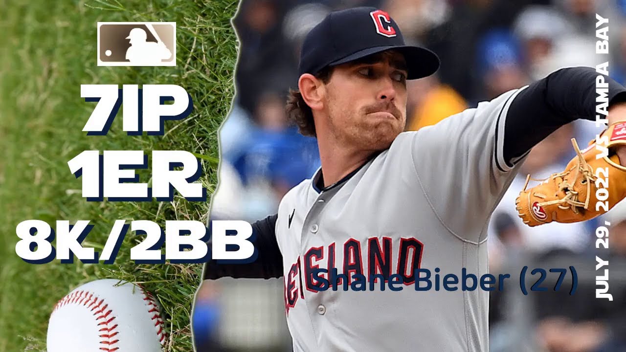 Shane Bieber Complete game, July 12, 2022