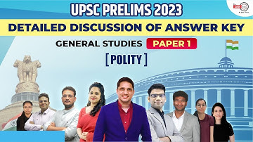 UPSC CSE Prelims 2023 Key & Analysis | Polity Questions & Cut-off by Peeyush Sir | theIAShub