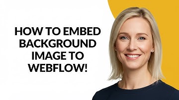 HOW TO EMBED BACKGROUND IMAGE TO WEBFLOW! - Julia