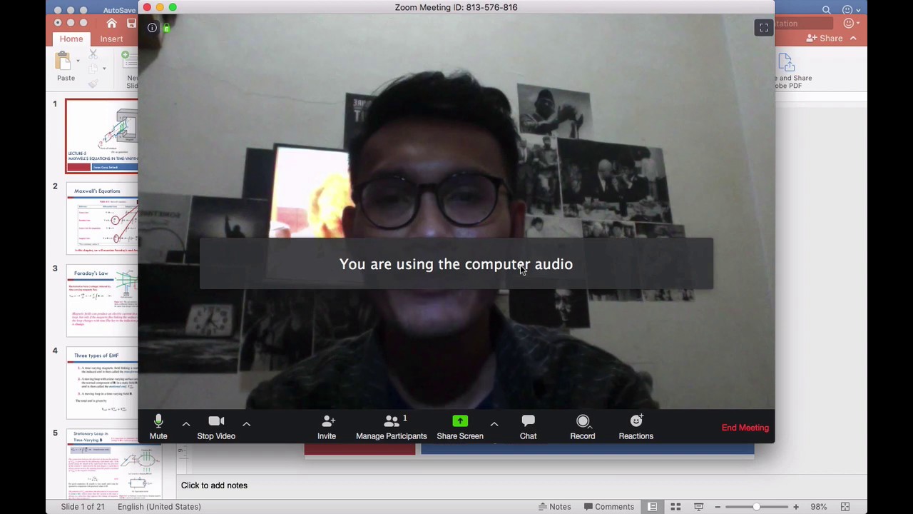 Tutorial Penggunaan myITS Classroom (2) - Zoom Meeting - YouTube