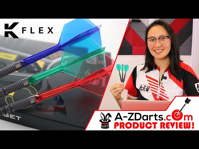 Target K Flex One Piece Flight & Shaft Review + Slow Motion Throwing to  Test Flex/Twist Technology 