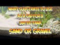 What substrate to use as a cap for a dirted tanksand or gravel