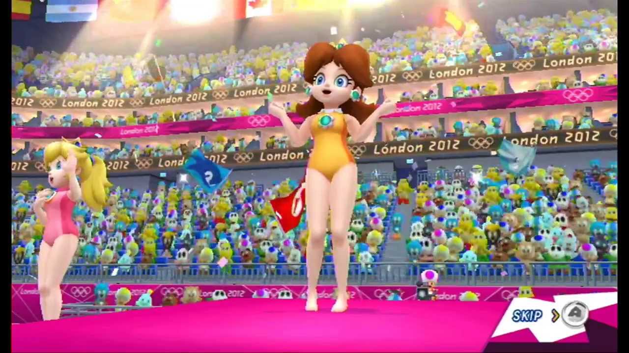 Mario & Sonic at the London 2012 Olympic Games Uneven Bars [1080 HD] YouTube
