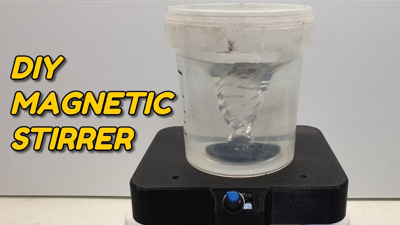 DIY Magnetic Stirrer For Resin 3D Prints V2 YouTube