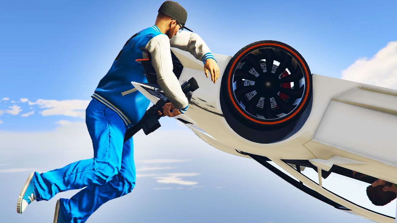 HIT THE SNIPERS AT 200MPH UPSIDE DOWN! (GTA 5 Funny Moments)
