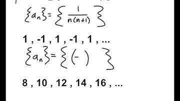 11.1 Sequences Part 1