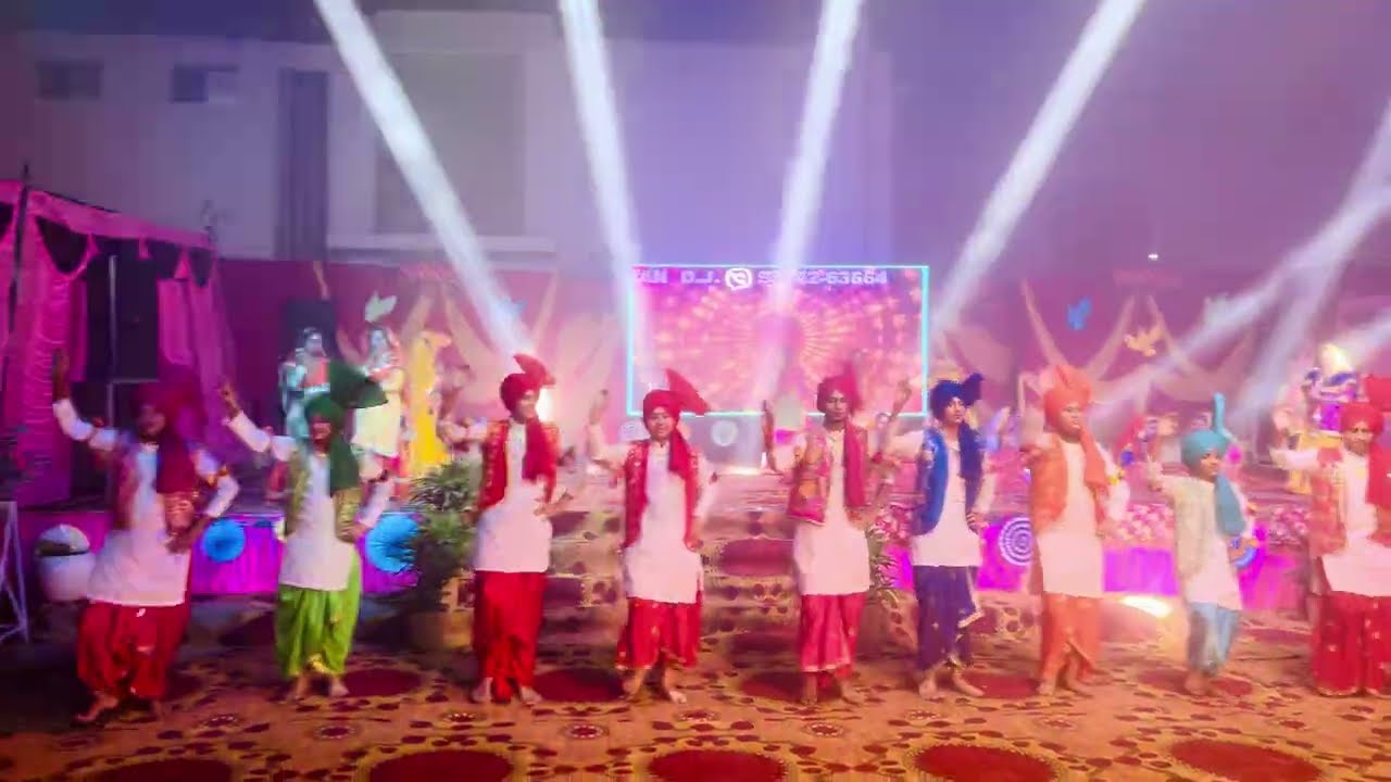 The Humming Birds School | Bhangra Performance by kids | Annual Function 2024