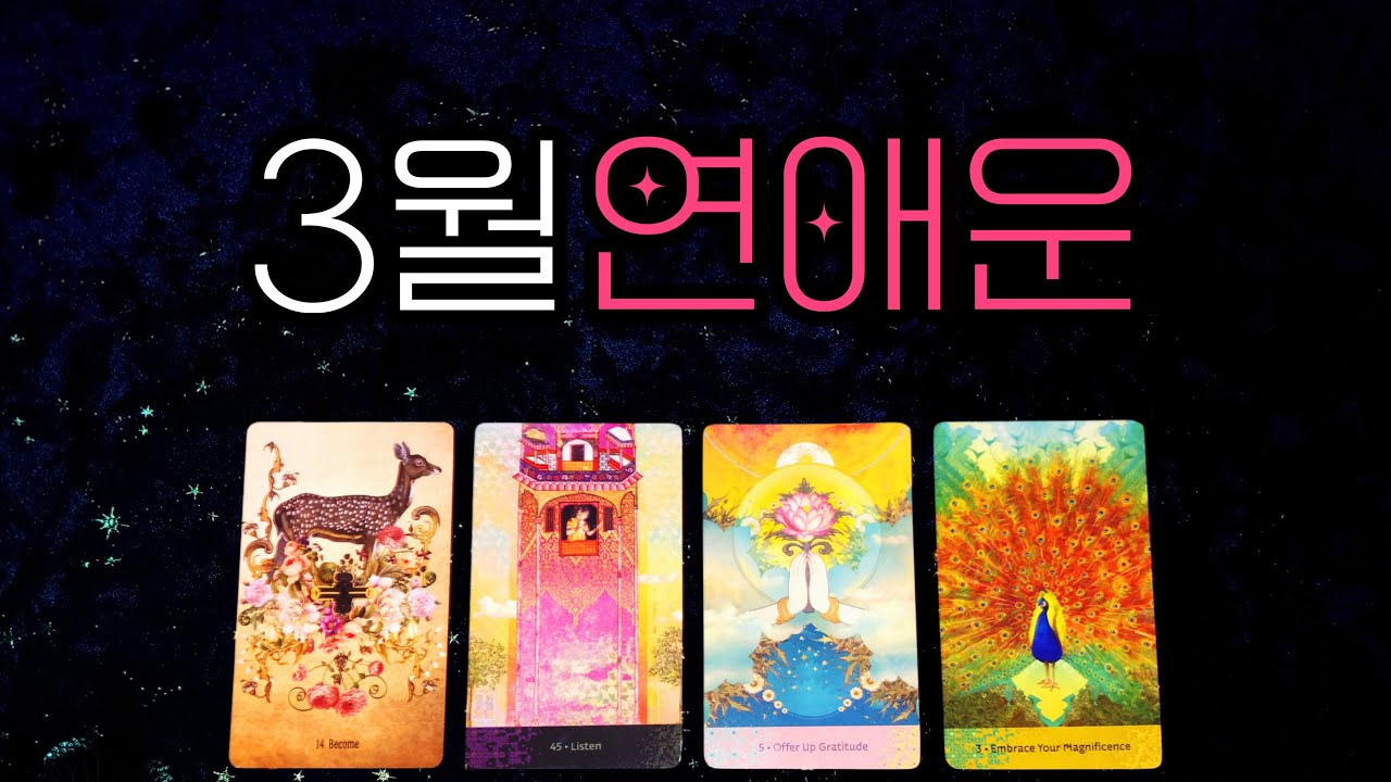[타로] 3월 연애운