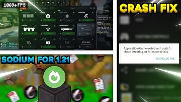 How to Fix 1.21 Crash in Pojavlauncher🔥Sodium for 1.21🥶