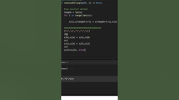 Reverse String - Leetcode 344 #placement #python #shorts #leetcode #knowledgecenter #youtubeshorts