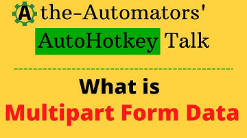 What is multipart form data?  How to handle it with WinHTTPrequest