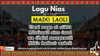 MADO LAOLI | Lagu Nias | Lirik Lagu MADO LAOLI | A. S Daeli