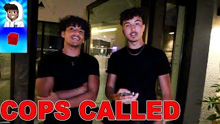 SNEAKING INTO ROBLOX TMF HOUSE! *COPS CALLED* (FOLTYN TAPWATER MINIBLOXIA)