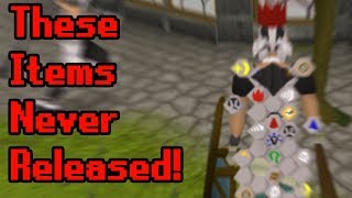 10 Unreleased Or Unobtainable Items (Old School RuneScape)