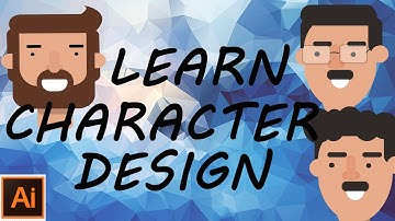 Learn Easy  Cartoon Character Designing For Beginners || Adobe Illustrator Tutorial || Part 1