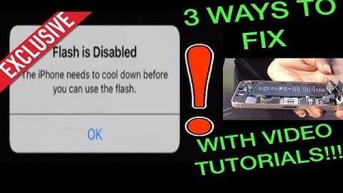 IPHONE(5,5S,6,6S) BACK CAMERA AND FLASH IS DISABLED PROBLEM SOLVED(With tutorials)