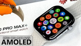 : HK10 PRO MAX PLUS Unboxing & Review Best Sport SmartWatch 2025 (Amoled, watchOS Icons,ChatGPT) ASMR