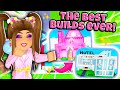 The BEST Build You Have EVER SEEN in Roblox Adopt Me! Pink Castle & Hotel Builds!