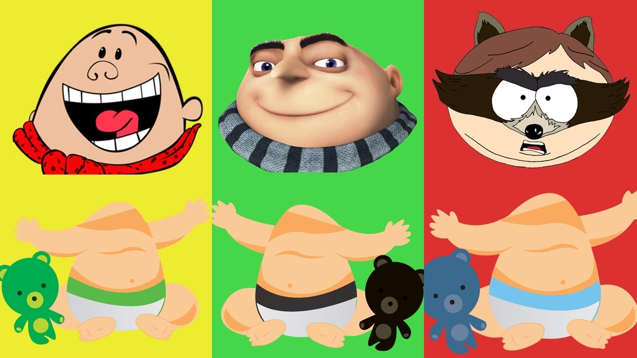 Wrong Heads Captain Underpants Learning Colors For Babies Nursery Wrong Heads Captain Underpants Learning Colors For Babies Nursery