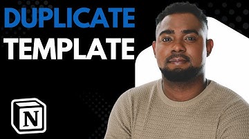 How to Duplicate a Notion Template | Step-by-Step Tutorial for Beginners