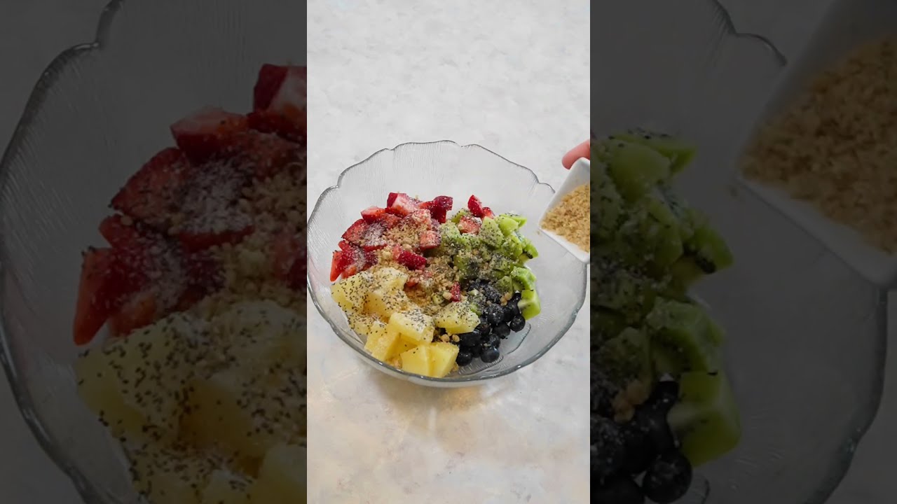 Frischer Obstsalat - So machst du ihn vitaminreich und lecker 🥝🍓🍍🫐 ...