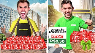 Quem Consegue Ganhar Mais Dinheiro VENDENDO KITKAT ?