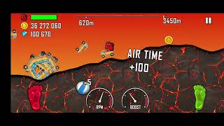 Bill Drives Car Car On Volcano Hill Climb Racing