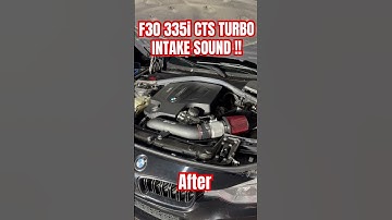 CTS TURBO INTAKE F30 335i ! PERFECT SOUND! #f30 #bmw #cts #turbo #race #reels #6speed #tuner