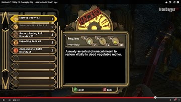 BioShock™ 1080p PC Gameplay Clip - Lazarus Vector Part 1 mp4